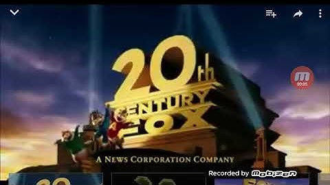 20th Century Fox Alvin And The Chipmunks with 1994 Fanfare Reversed