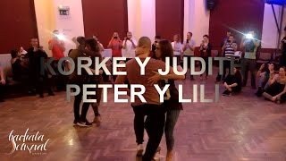 Korke & Judith / Peter & Lili - Bachata Sensual - Best of PAW, Budapest / Advanced Combinations