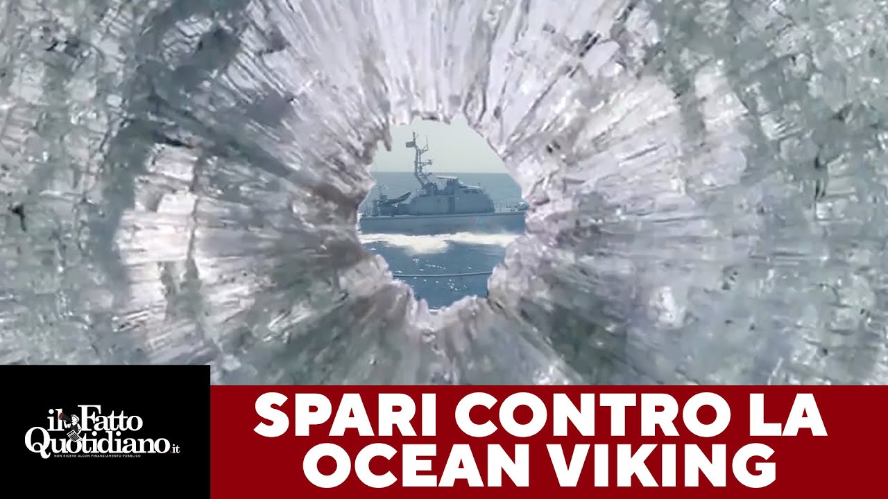Spari contro nave Ocean Viking, ecco le immagini dell'attacco