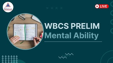 WBCS 2022 PRELIM | MENTAL ABILITY | THE DHRONAS | #WBCS #WBCS PRELIM