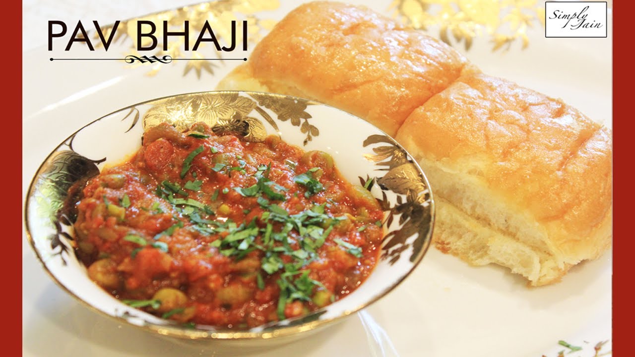 Pav Bhaji | How To Make Jain Pav Bhaji Recipe | Street Food | Simply Jain