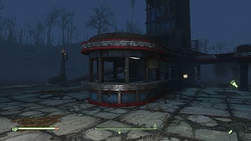 Fallout 4 Starlight Drive-in - working projector (test)