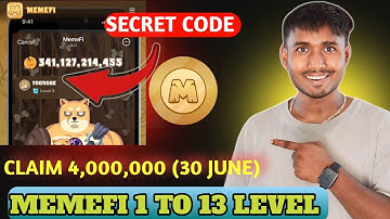 (Level 1-12) Memefi Secret Reward Combo |Memefi 4,000,000 Coins Code | Memefi Today Combo | #Memefi