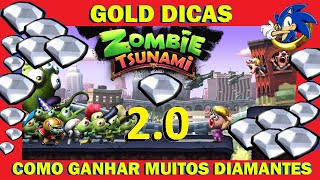 Gold Dicas - Zombie Tsunami - Como ganhar muitos diamantes usando clicker automático. screenshot 5