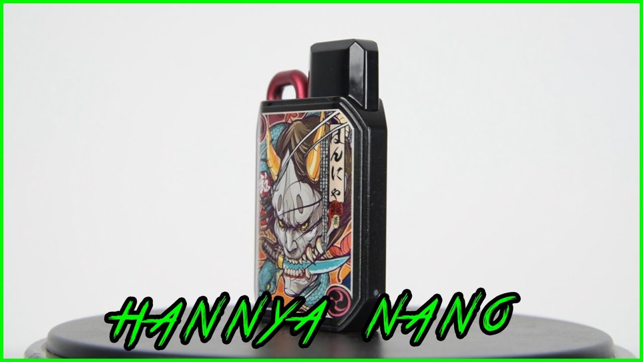HANNYA NANO: POD MOD CON TIRO AUTOMATICO DA MTL/GUANCIA CON DESIGN GIAPPONESE BY VAPELUSTION ITA