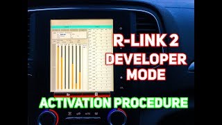 R Link 2 Developer Mode Activation Tutorial | Renault RLink 2 Debug Mode