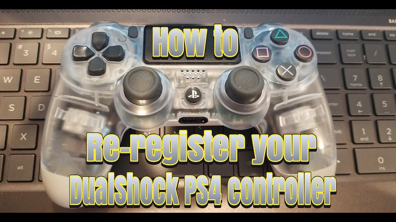 tildele Forkert regiment How To: Re-Register/Connect your PS4 controller using a Keyboard - YouTube