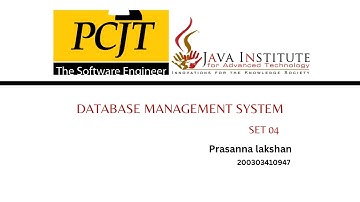 Database Manage System set 04