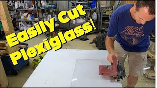 How To Easily Cut Plexiglass\Using A Tool That May Surprise You!!!