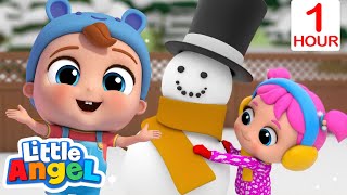 This Is Winter Song❄️ | Little Angel | Kids Cartoons & Nursery Rhymes | Moonbug Kids