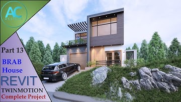 BRAB House | Part 13 | Complete Step By Step Project | Revit and Twinmotion Tutorial