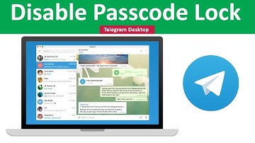 How to Disable Passcode Lock in Telegram Desktop?