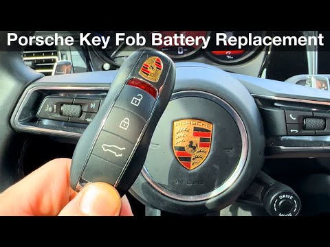 2023 Porsche Macan Remote key fob battery replacement 2015-2025