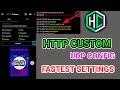 How to setup http custom udp settings for improving internet speed