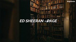 Ed Sheeran - Page / Sub. Español