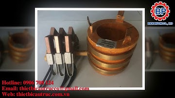 Chổi than cổ góp điện, giá đỡ chổi than, cổ góp - vành trượt