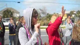 PENSACOLA BEACH FLORIDA MARDI GRAS PARADE 2011