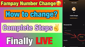 How to Change Mobile Number In FAMPAY || Fampay Mobile Number Change🥳🥳