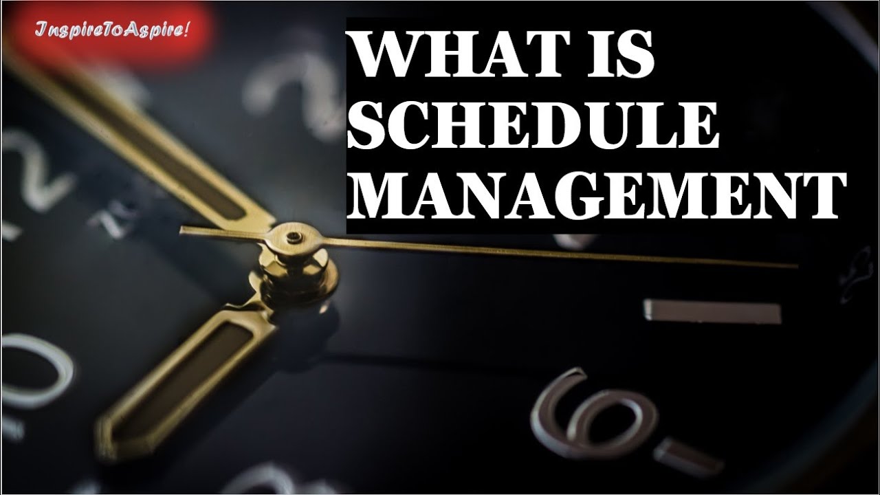 What Is Schedule Management Project Management PMP Training What Is Schedule Management Project Management PMP Training