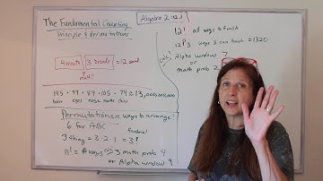 Algebra II - The Fundamental Counting Principles & Permutations (12.1)