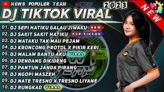 DJ TIKTOK TERBARU 2023 - DJ SEPI HATIKU GALAU JIWAKU x DJ SAKIT SAKIT HATIKU TIKTOK FYP TERBARU 2023