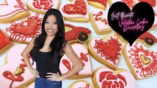 How I Decorate Last Minute Valentine's Cookies in an Hour | Making Cookies for My Daughter's Class by Sweet Dreams Bake Shoppe 1,641 views 3 months ago 8 minutes, 19 seconds