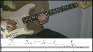 Pink Floyd Another Brick in the Wall PT.2 PULSE  Solo Lesson \/ Tab | Fender American Traditional