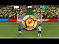 Penalty shootout in dls 24  england vs brazil  dream league soccer 2024 gameplay