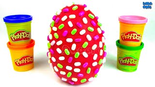 Play Doh Surprise Eggs|Giant Surprise Eggs|Huge Play Doh  Eggs|Toys &amp; Surprise|Video Kids