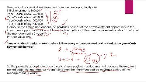 M.Com/B.Com/Capital Budgeting Techniques/Payback Period/Discounted Payback Period