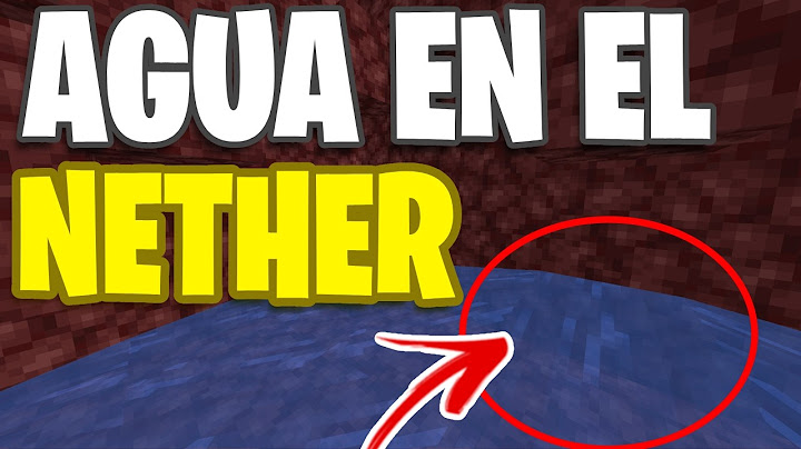 ✅COMO PONER AGUA 💎 EN EL NETHER MINECRAFT👈