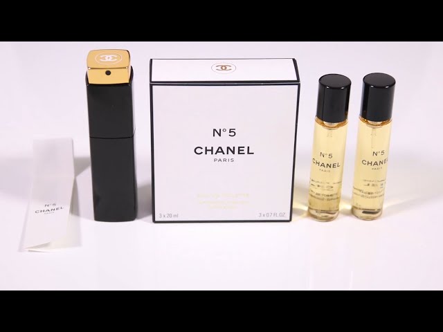 CHANEL N°5 N°5 Eau de Parfum Mini Twist and Spray, 3 x 7ml