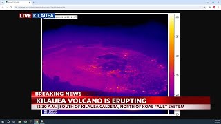 Kilauea Volcano erupts overnight on Hawaii Island