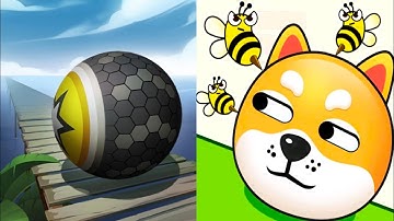 Rollamce Adventure Ball vs Save The Dog - All Levels SpeedRun Android iOS Gameplay SIXNDC