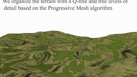 LSTR - Large Scale Terrain Renderer