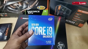 intel 10th i9 10850K Build GTX 1660 super Gaming OC CM H500 ARGB Z490 GTA RGB  |  Tech Land