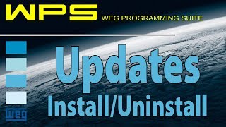 WEG WPS Software - Install/Uninstall Updates from AutomationDirect screenshot 3