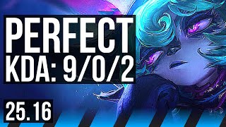 VEX vs YASUO (MID) | 9/0/2, Legendary | KR Master | 25.16