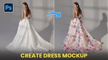 Photoshop 2025 Tutorial – Realistic Dress Mockup Step by Step