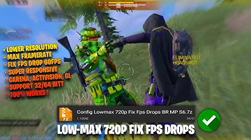 LOWMAX 720P CONFIG IN COD MOBILE | FIX FPS DROPS BR/MP | CODM CONFIG SEASON 6
