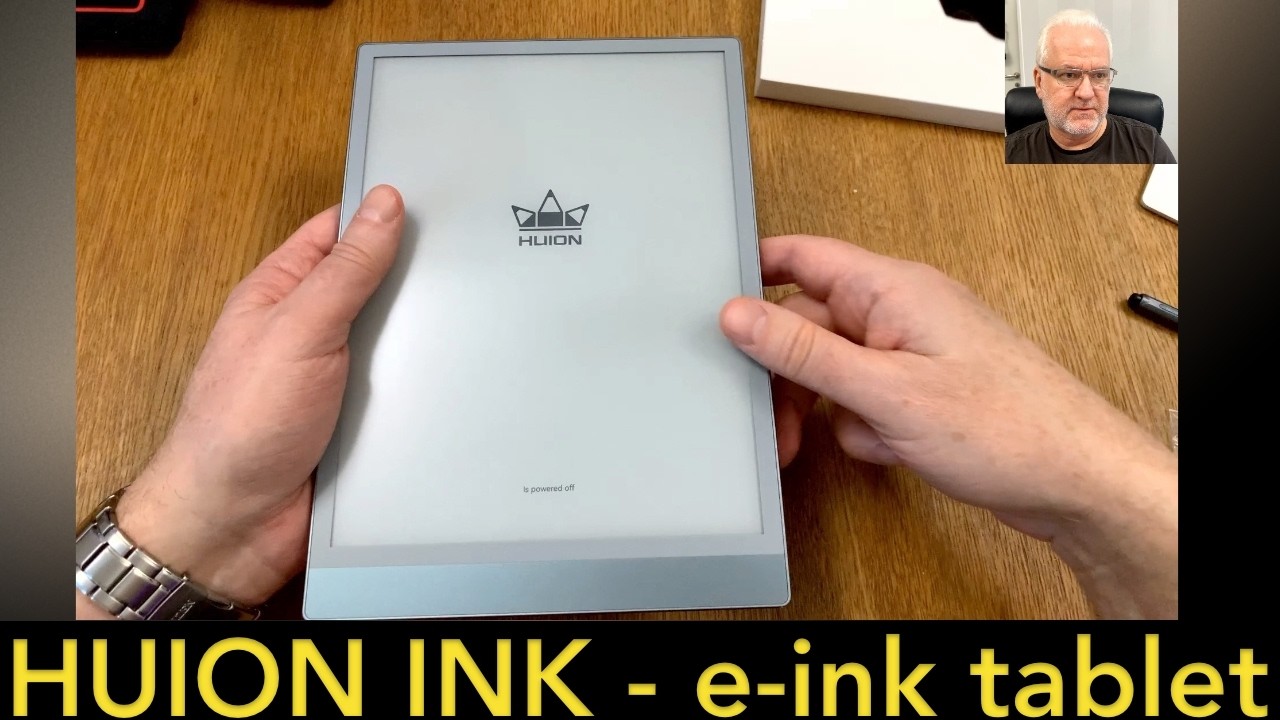 Unboxing & first look of the HUION INK (EB1011) e-ink tablet for