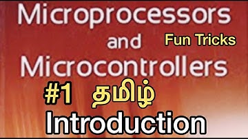 Microprocessor And Microcontroller | #1 | Introduction | Tamil