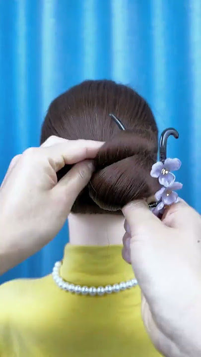 Grab clip slow motion tutorial #hair #hairstyle #031