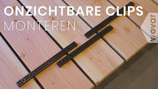 kiespijn Tegenslag Verdienen Vlonderplanken monteren met vlonder clips? | Onzichtbare bevestiging  vlonderplanken - YouTube