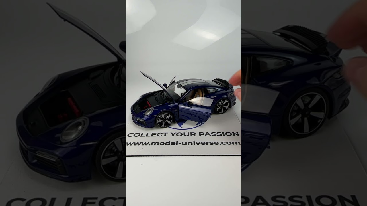 Porsche 911 (992) Sport Classic 2022 Dark Blue Metallic - 1:18