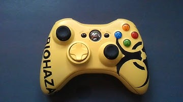 Xbox 360 controller painted || Biohazard || MAX Customs