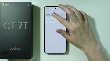 Realme GT 7T: Toetsenbordgeluid in- en uitschakelen (geluid bij toetsaanslag)