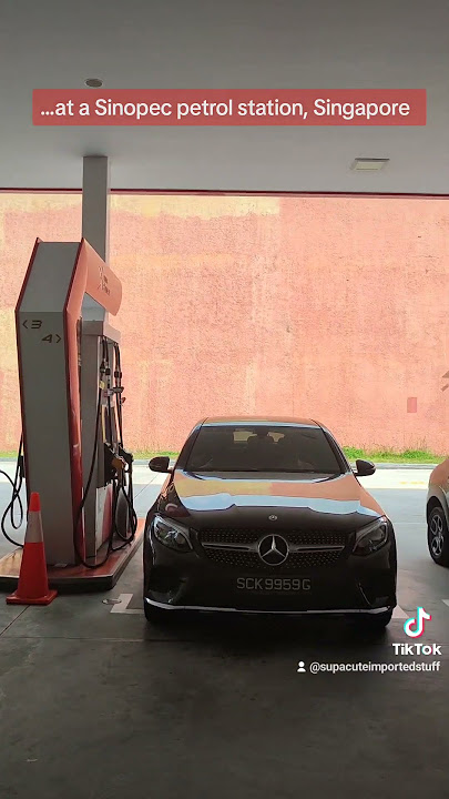 At a Sinopec Petrol Station in Singapore