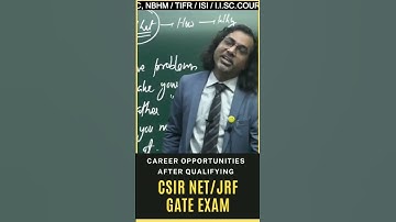 What are the Career options after Qualifying NET or GATE Exam ? | CSIR NET Maths | GATE Maths