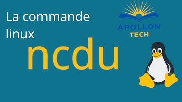 La commande ncdu sous Debian 13.